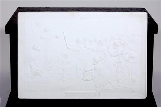 Appraisal: English cast-plaster tablets by John Henning I British - seven