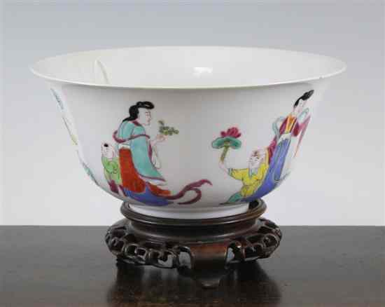 Appraisal: A Chinese famille rose bowl Yongzheng mark but mid th