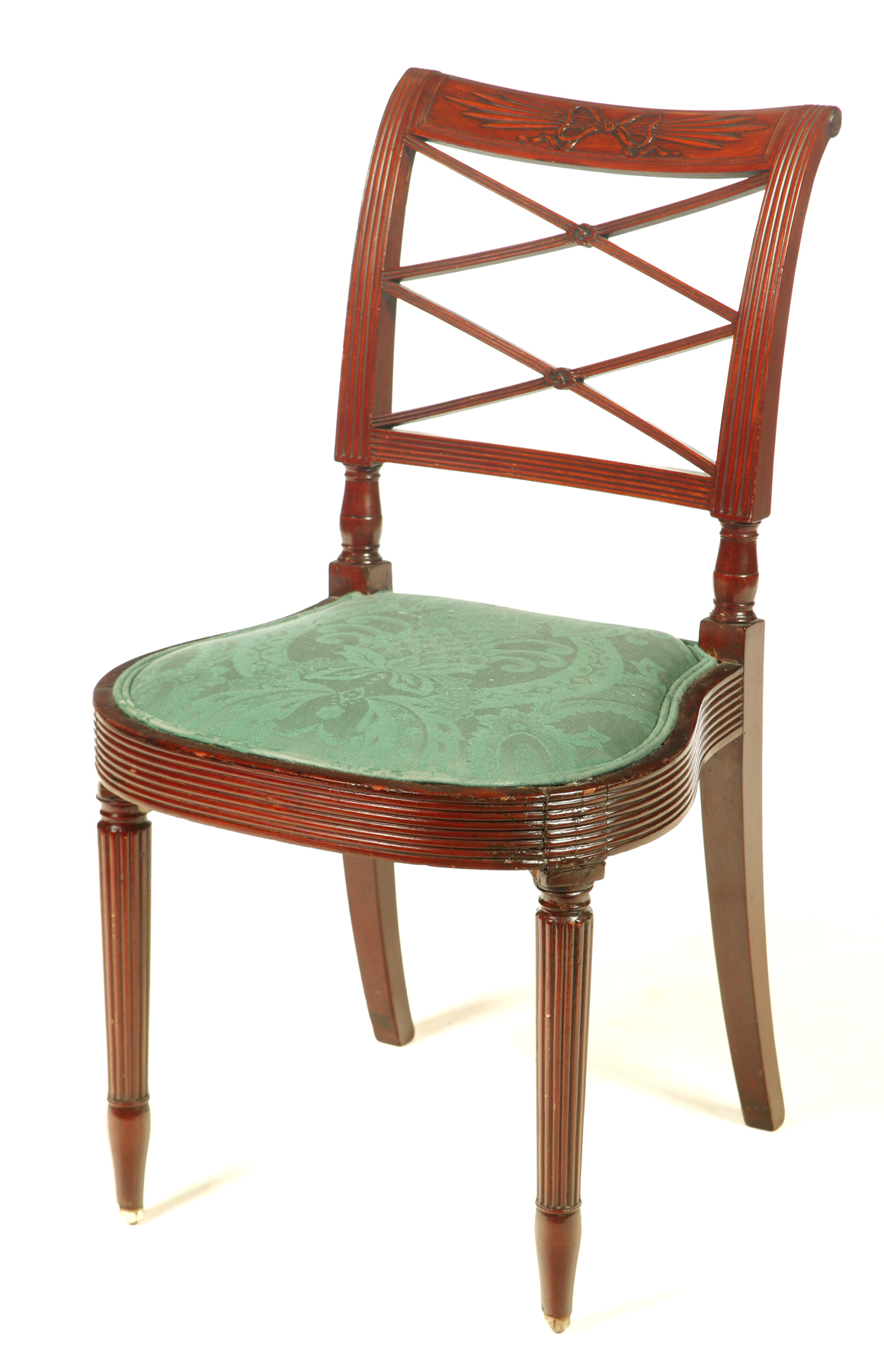 Appraisal: SHERATON SIDE CHAIR Attributed to Duncan Phyfe New York ca