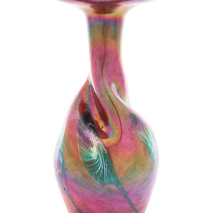 Appraisal: A Loetz Glass Vase Attributed to Koloman Moser Austrian late