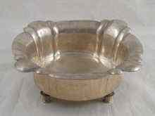 Appraisal: A Scandinavian centre piece or Rose Bowl in white metal