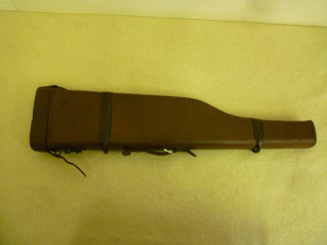 Appraisal: A LEATHER LEG OF MUTTON SHOTGUN CASE mid th century