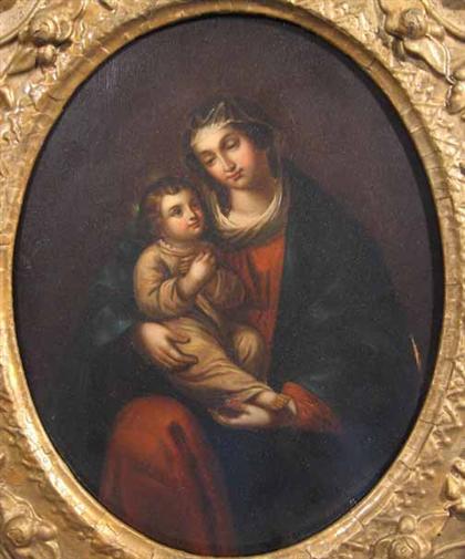 Appraisal: AFTER BARTOLOME ESTEBAN MURILLO SPANISH - continental th century MADONNA