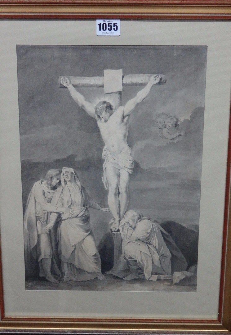 Appraisal: Sara Troost - The Crucifixion with the Virgin St John