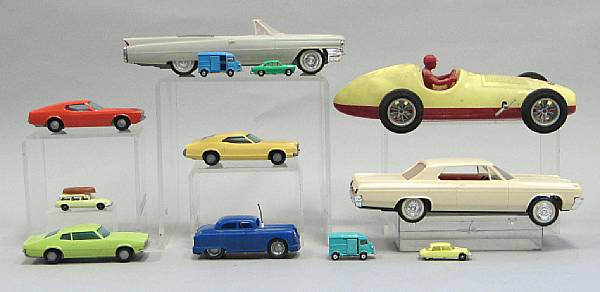 Appraisal: Plastic model cars Includes F amp F promotional cars Proctor