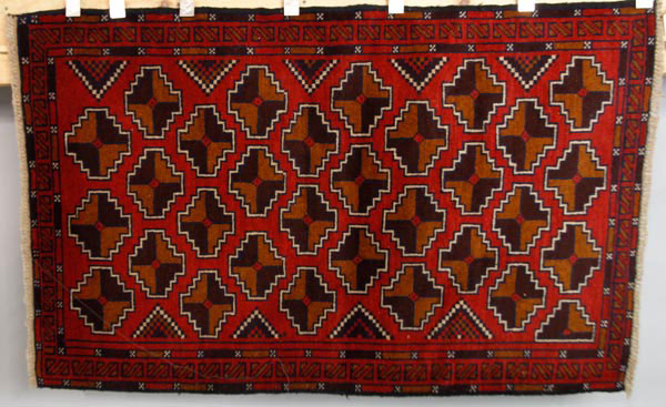 Appraisal: - Tribal Oriental Rug Tribal Oriental rug handmade ' x