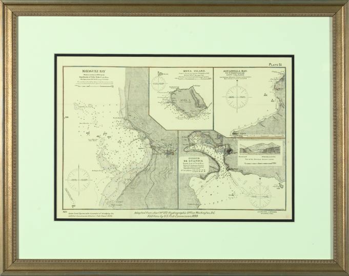 Appraisal: Set of Three Maps depicting San Juan Porto Rico sight