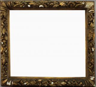 Appraisal: Antique Carved Gilded Wooden Frame Antique Carved Gilded Wooden Frame