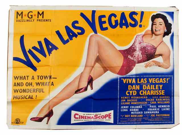 Appraisal: VIVA LAS VEGAS MGM starring Dan Dailey British quad x