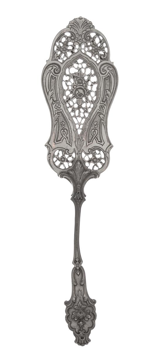 Appraisal: Sale Lot An American Silver Pastry Server Retailed by Marshall