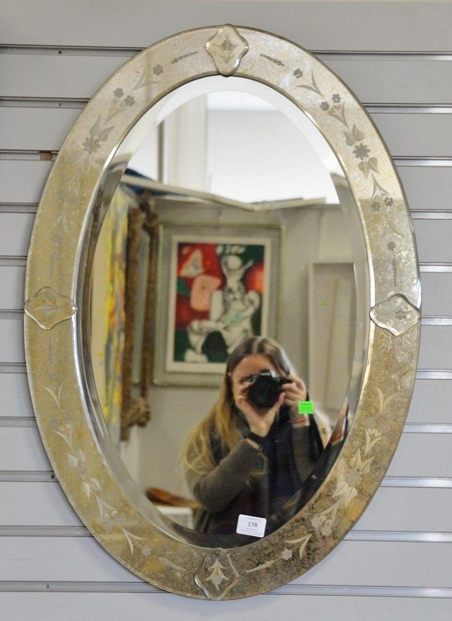 Appraisal: Uttermost Venetian style mirror x Uttermost Venetian style mirror x