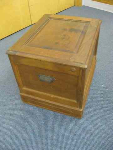 Appraisal: Victorian Commode lift top with arms