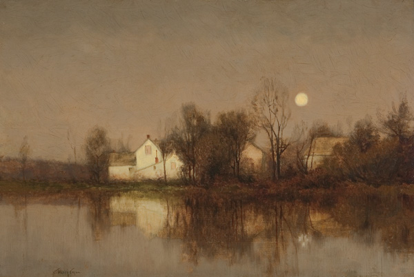 Appraisal: EATON CHARLES HARRY American - Reflections Late Autumn oil on