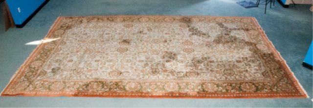 Appraisal: Genuine Chindia Hand Woven Wool Rug ' L x '