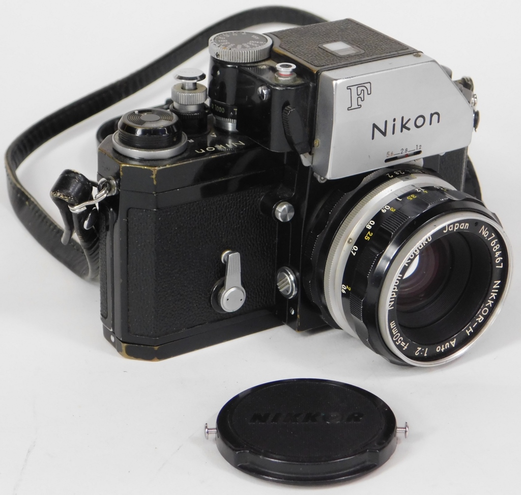 Appraisal: NIKON F PHOTOMIC FTN BLACK BODY NIKKOR-H AUTO Nikon F