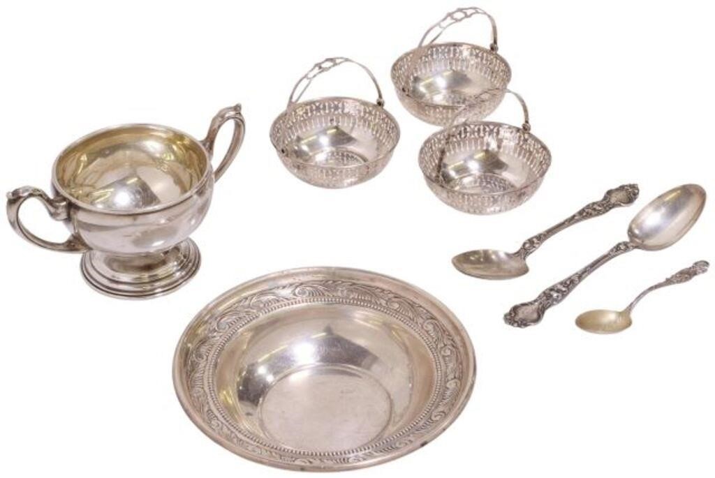 Appraisal: lot of American sterling silver tableware including Dunkirk Silversmiths sugar