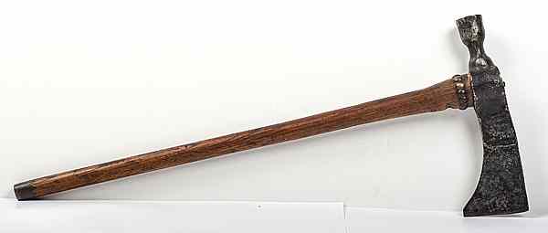 Appraisal: Reproduction Tomahawk '' x '' x '' Hickory haft with