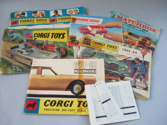 Appraisal: Five Corgi toys collectors guides and one by Matchbox circa