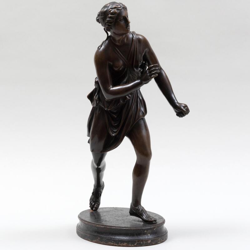 Appraisal: French Bronze Model of Atalanta x x in Note This