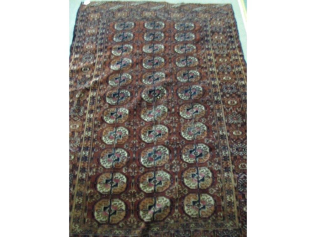 Appraisal: Hamadan multi coloured floor rug