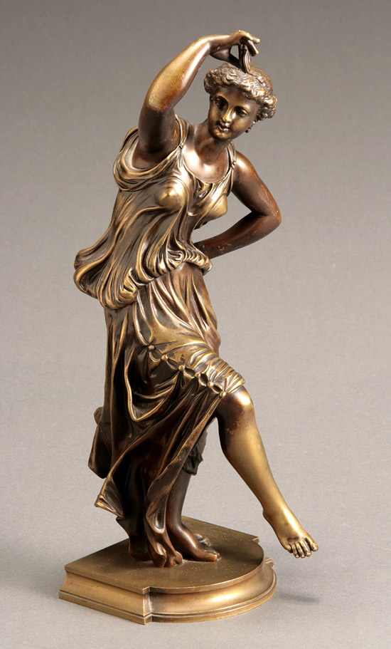 Appraisal: Henry tienne Dumaige French - Roman Dancer Signed Dumaige sculp