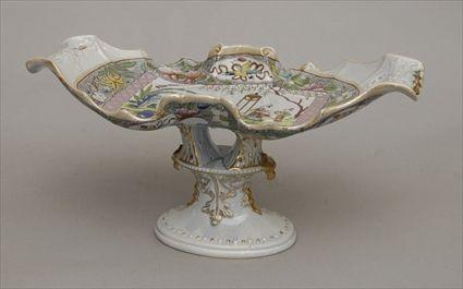 Appraisal: English Ironstone China Stemmed Compote