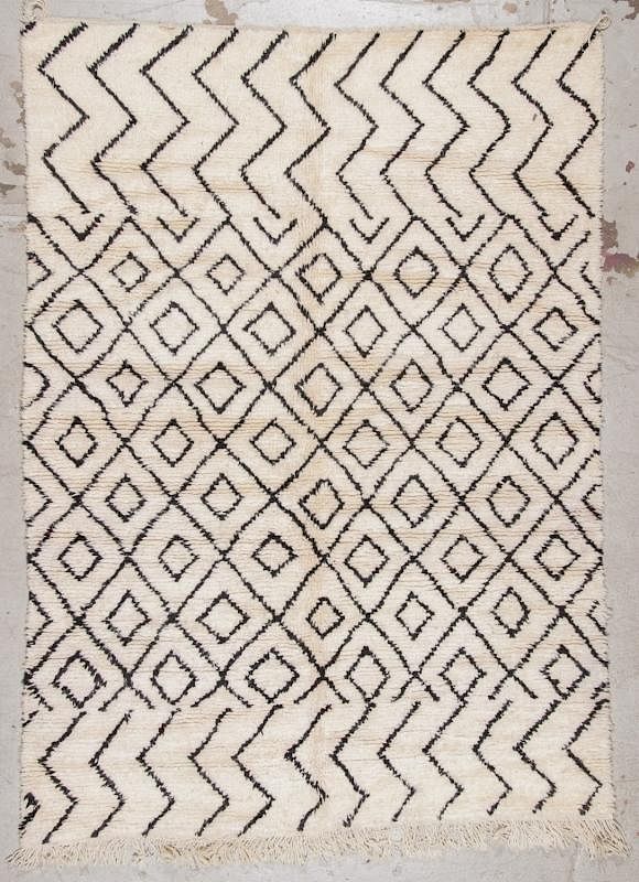 Appraisal: Modern Beni Ourain Rug ' '' x ' '' Modern