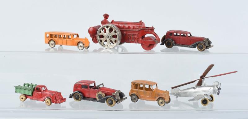 Appraisal: Lot of Small Diecast Cast Iron Vehicles Includes a small