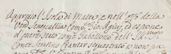 Appraisal: Malta - Censi Bollali Legal Papers manuscripts in Latin c