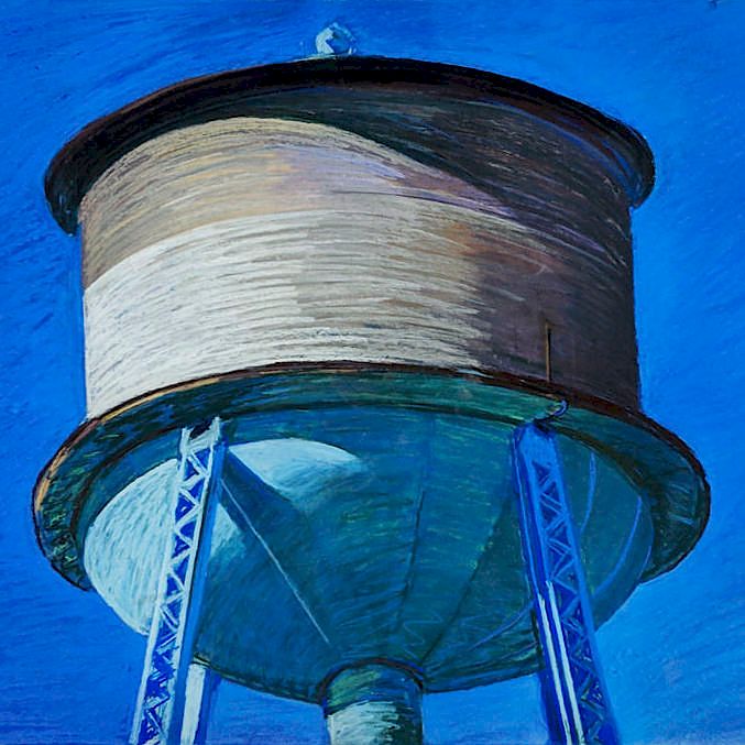 Appraisal: Mela Lyman - Water Tank I Lot Mela Lyman American