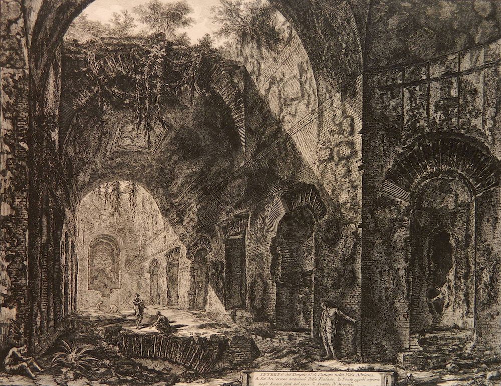 Appraisal: Giovanni Battista Piranesi etching Giovanni Battista Piranesi Italian - -