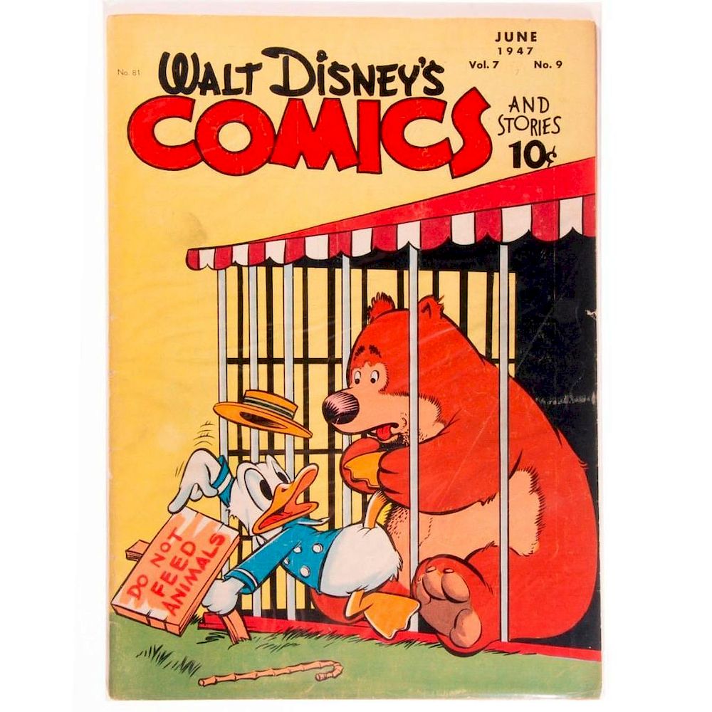 Appraisal: Four Walt Disney's Comics Walt Disney's Comics Art by Carl