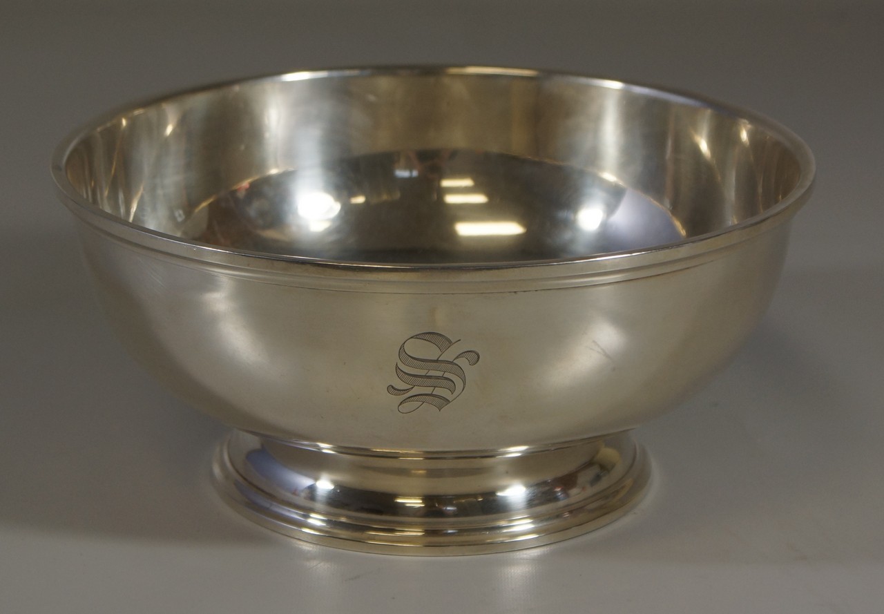 Appraisal: S Kirk and Son sterling silver center bowl mono S