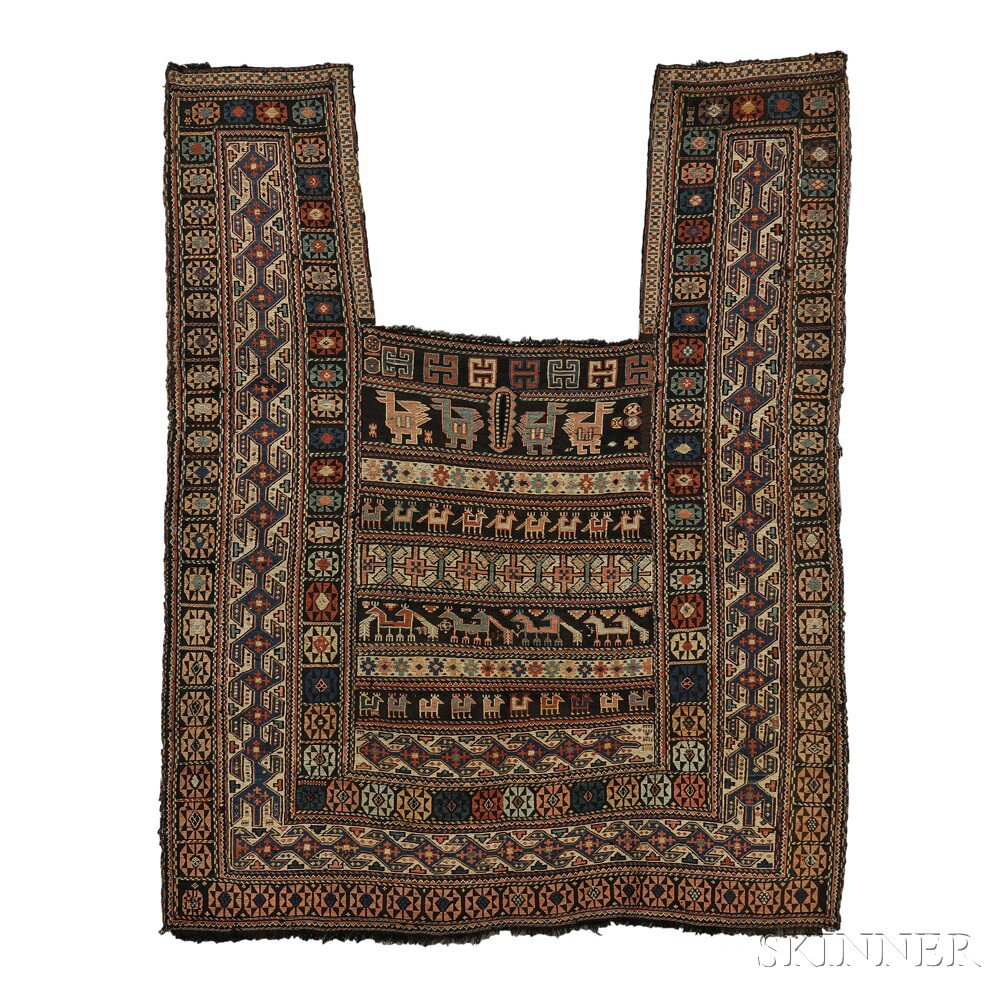 Appraisal: Shahsavan Horse Cover Northwest Persia early th century horizontal bands