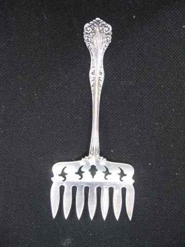 Appraisal: Alvin ''Florentine'' Sterling Silver Sardine Fork circa fancy openwork excellent