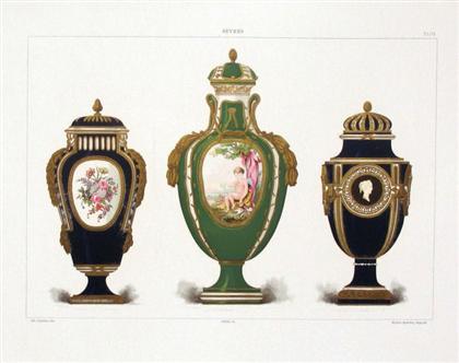 Appraisal: portfolio Garnier Edouard La Porcelaine Tendre de Sevres Paris Quantin