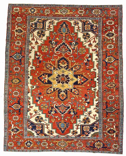 Appraisal: A Serapi carpet Northwest Persia circa size approximately ft in