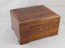 Appraisal: A rosewood cigar humidor x x cm high