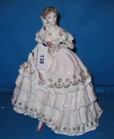 Appraisal: Royal Worcester Figure The Fairest Rose limited edition for Compton