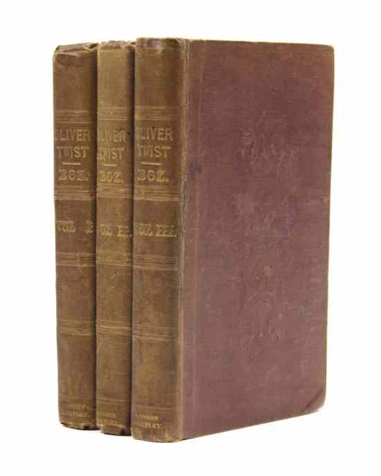 Appraisal: DICKENS CHARLES Oliver Twist or The Parish Boy's Progress By