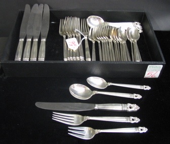 Appraisal: AN AMERICAN INTERNATIONAL STERLING SILVER FLATWARE SET pieces in the