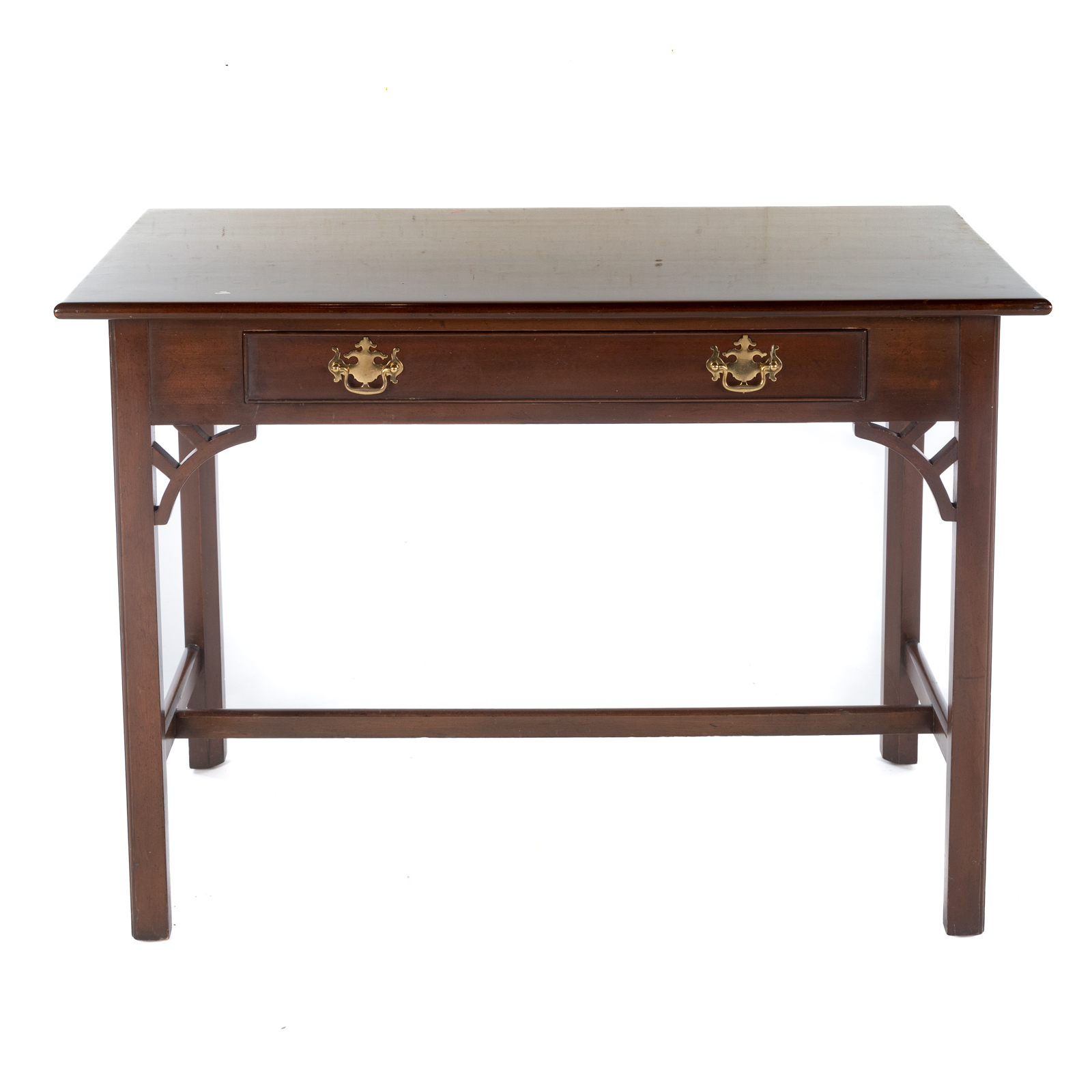 Appraisal: KITTINGER COLONIAL WILLIAMSBURG MAHOGANY DESK rd quarter th century mahogany