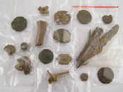 Appraisal: A mixed lot of coins and artefacts most probably Roman