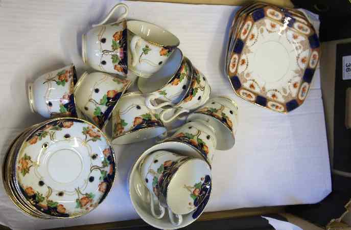 Appraisal: A collection Two Trays comprising Royal Albion part Tea set