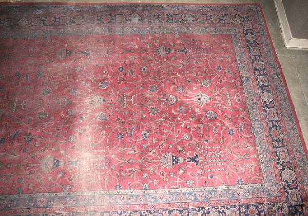 Appraisal: A Sarouk carpet approximately ft in x ft