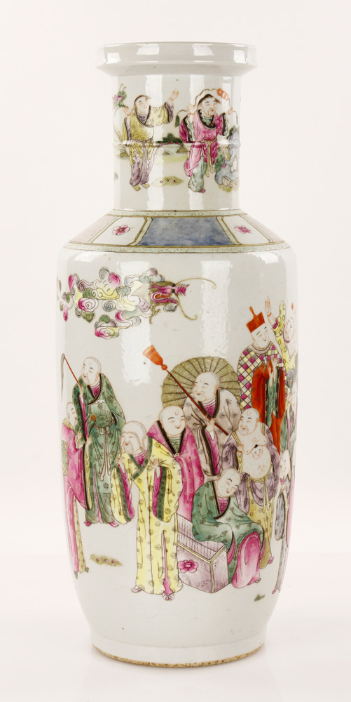 Appraisal: - Famille Rose Porcelain Vase Famille rose porcelain vase China