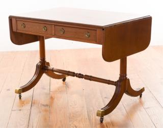 Appraisal: Regency Style Drop Leaf Console Table Early th Century Regency