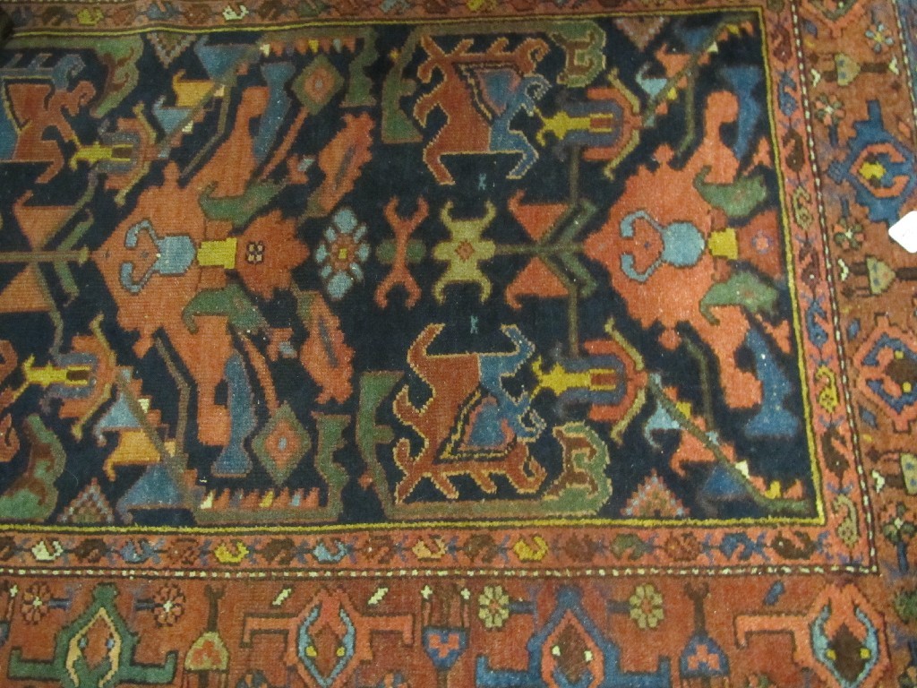 Appraisal: Eastern multicoloured floor rug