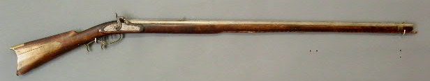 Appraisal: Pennsylvania percussion long rifle signed Leman Lanctr Lancaster PA the