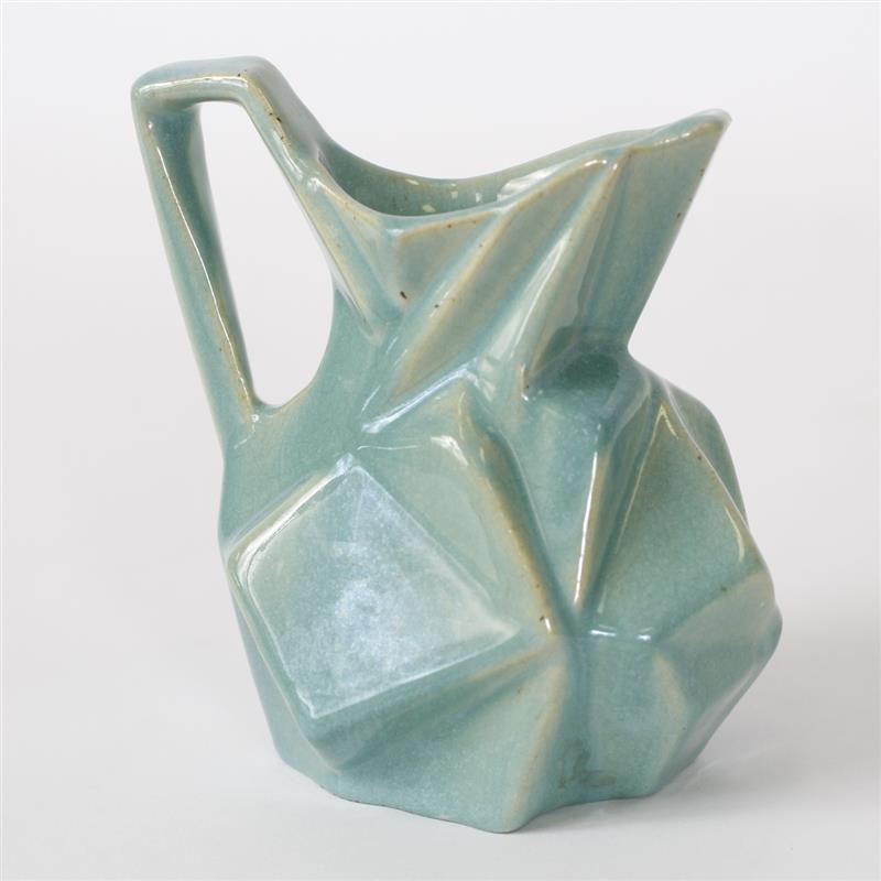 Appraisal: Muncie Pottery Ruba Rombic Pitcher designed by Reuben Haley with